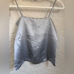 Christian Dior Pewter Silk Camisole / 2P